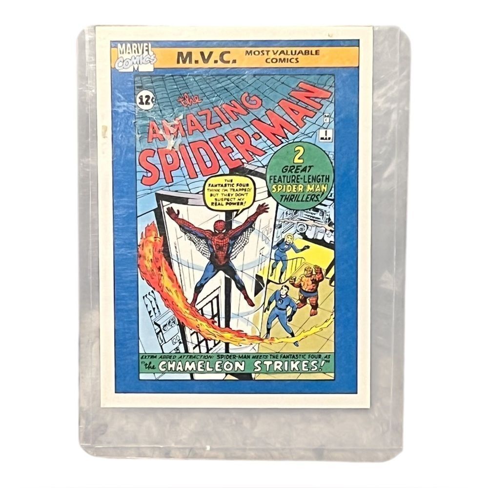 MVC SPIDER-MAN #1 1990 Marvel Universe Series 1 (Impel) BASE Card #131